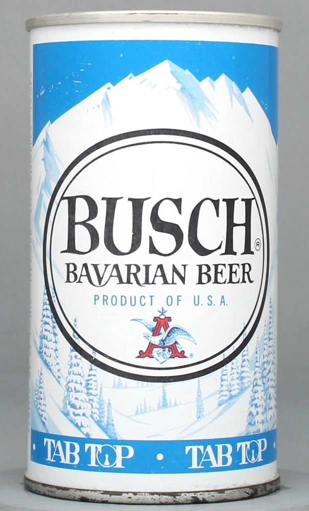 Busch Bavarian Beer 12 Oz Zip/Tab Top Can