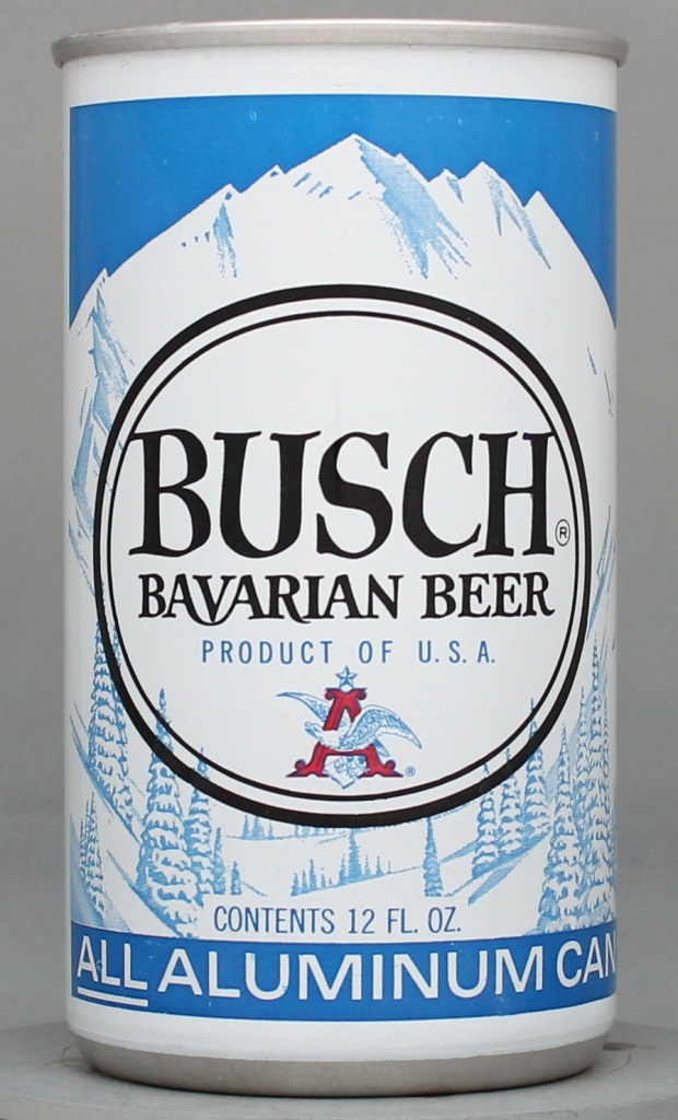 Busch Bavarian Beer 12 Oz Tab Top Can