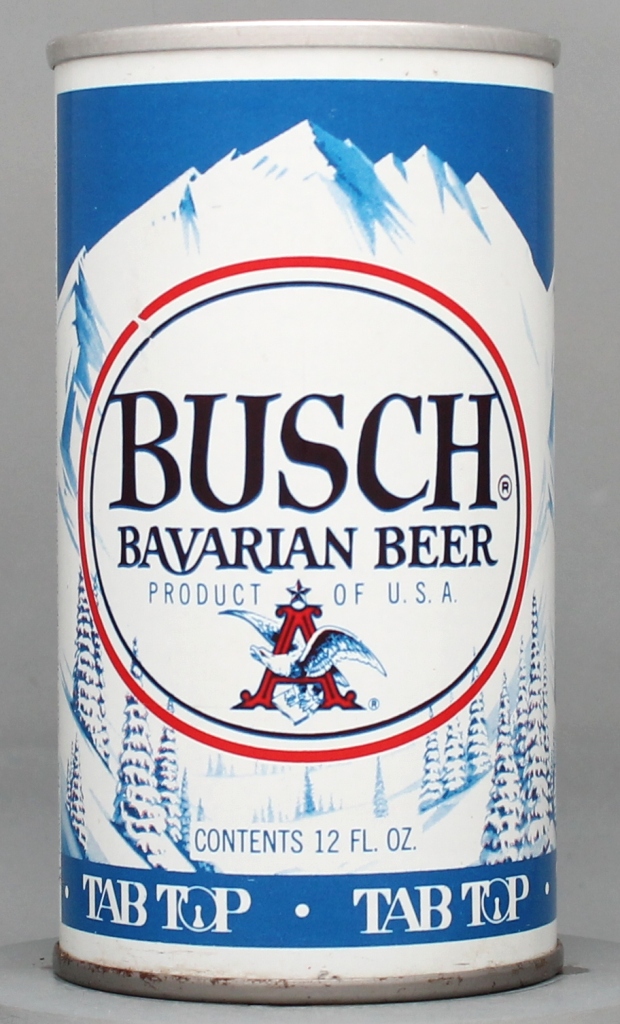 Busch Bavarian Beer 12 Oz Tab Top Can