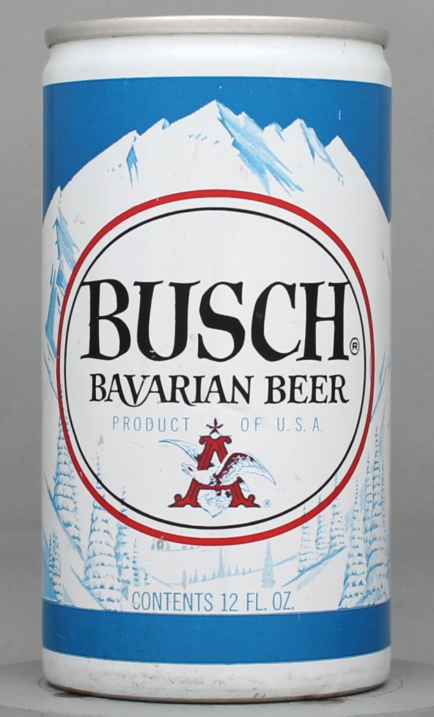 Busch Bavarian Beer 12 Oz Tab Top Can