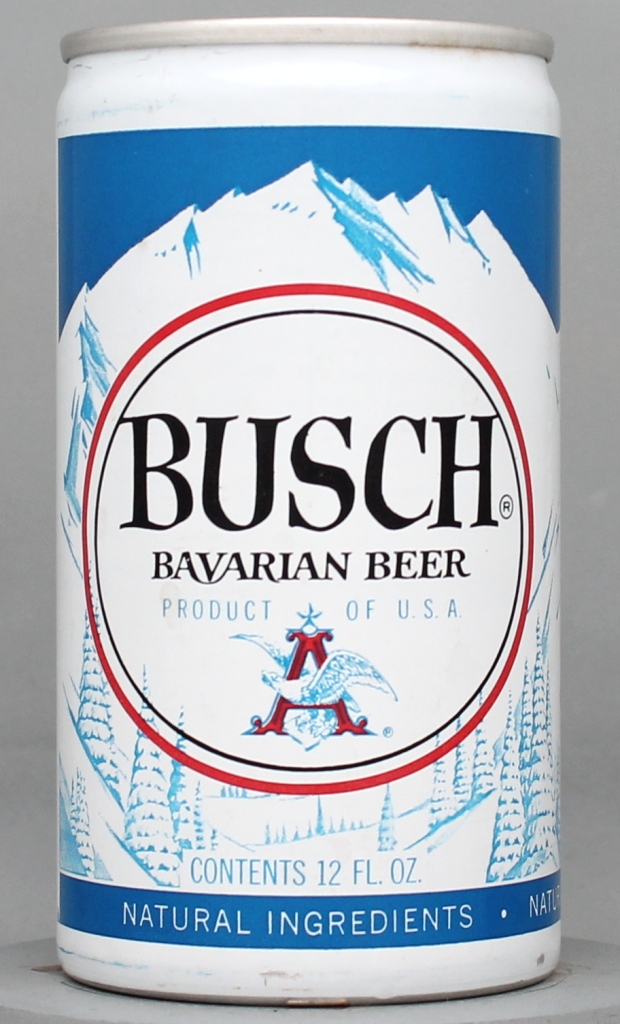 Busch Bavarian Beer 12 Oz Tab Top Can