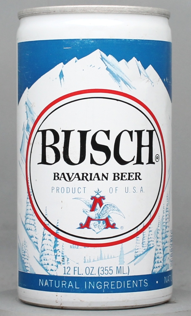 Busch Bavarian Beer 12 Oz Tab Top Can