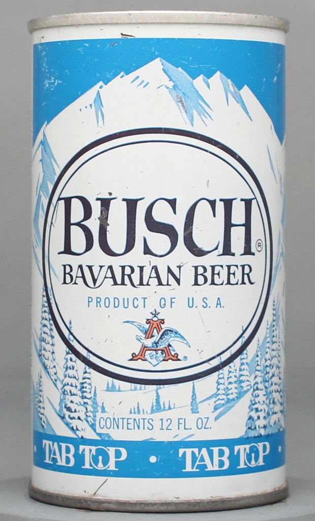 Busch Bavarian Beer 12 Oz Tab Top Can