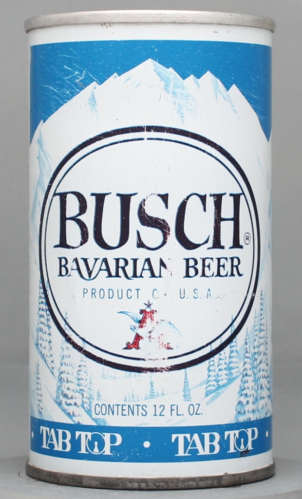 Busch Bavarian Beer 12 Oz Tab Top Can