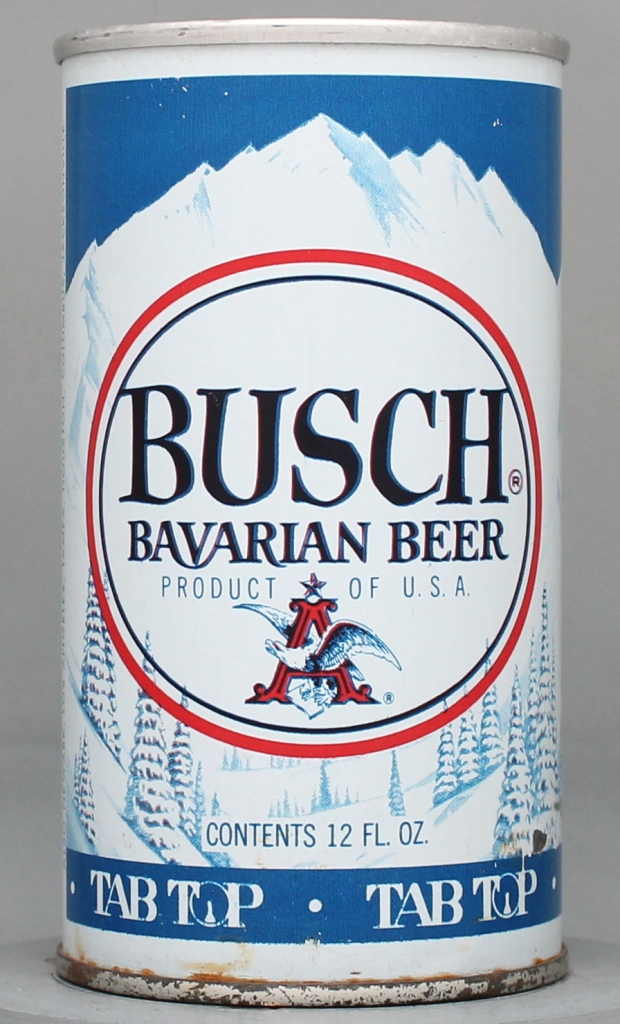 Busch Bavarian Beer 12 Oz Tab Top Can