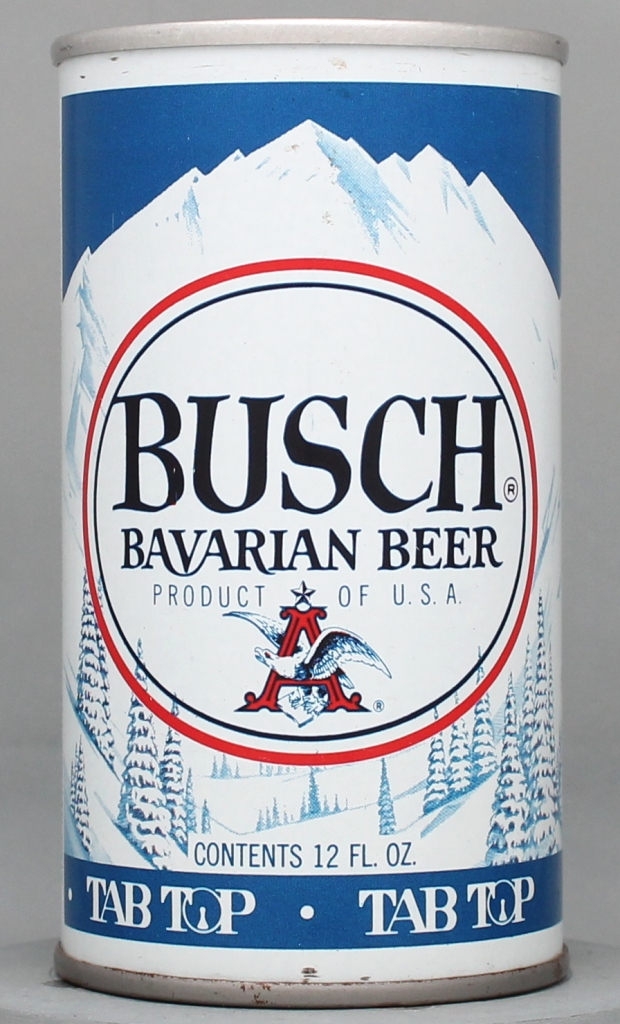 Busch Bavarian Beer 12 Oz Tab Top Can