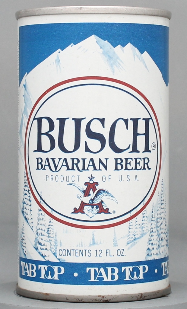 Busch Bavarian Beer 12 Oz Tab Top Can