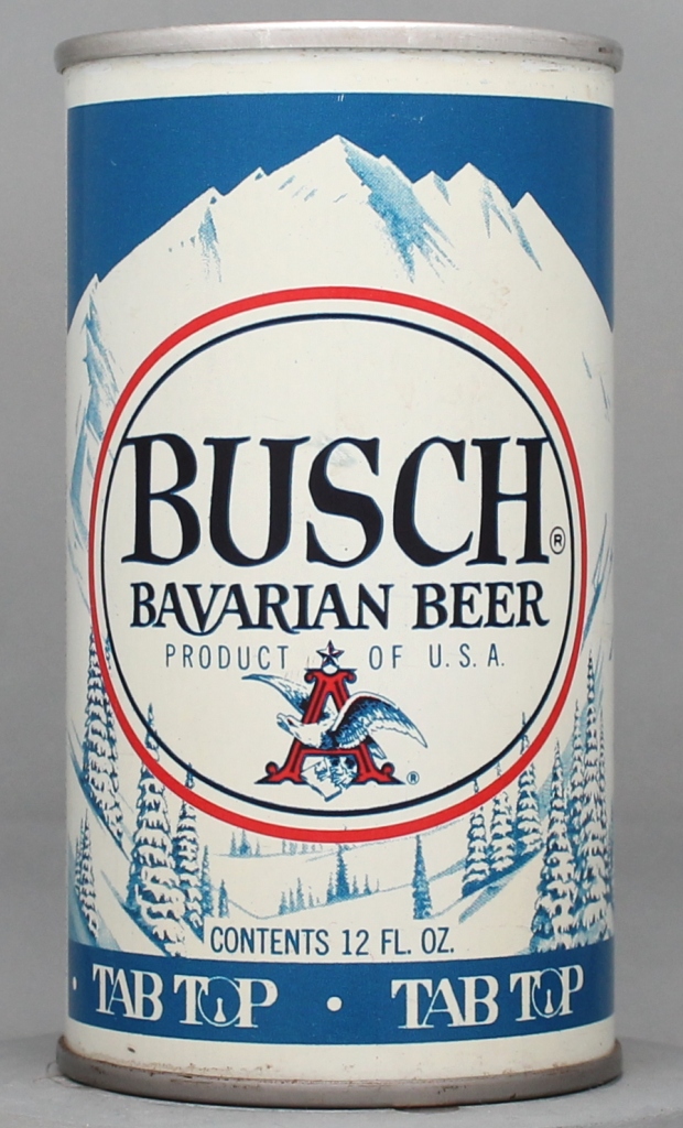 Busch Bavarian Beer 12 Oz Tab Top Can