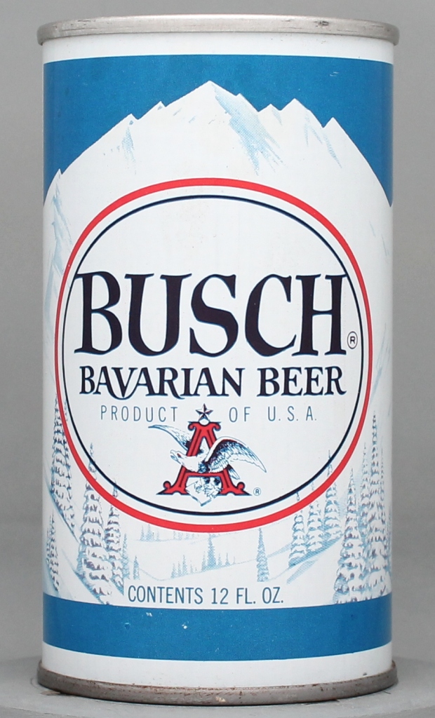 Busch Bavarian Beer 12 Oz Tab Top Can