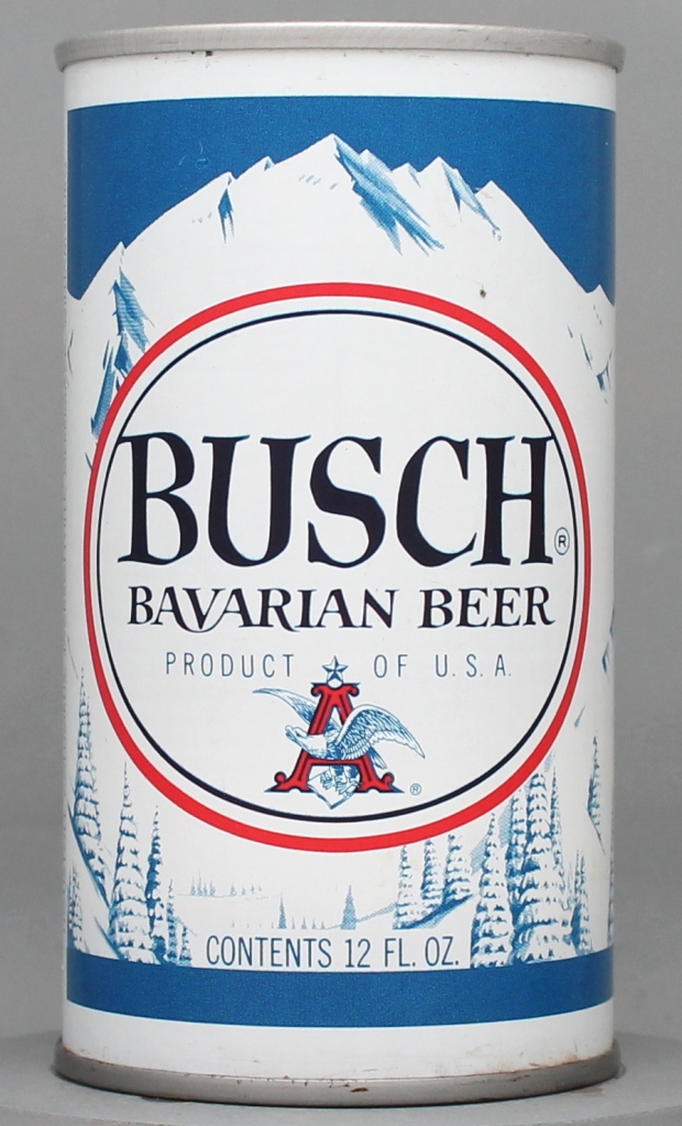 Busch Bavarian Beer 12 Oz Tab Top Can