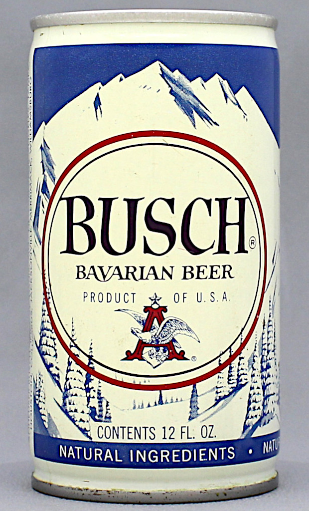 Busch Bavarian Beer 12 Oz Tab Top Can