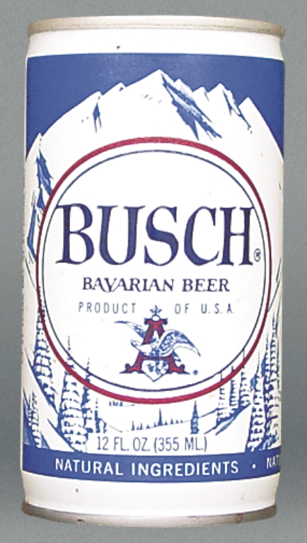 Busch Bavarian Beer 12 Oz Tab Top Can