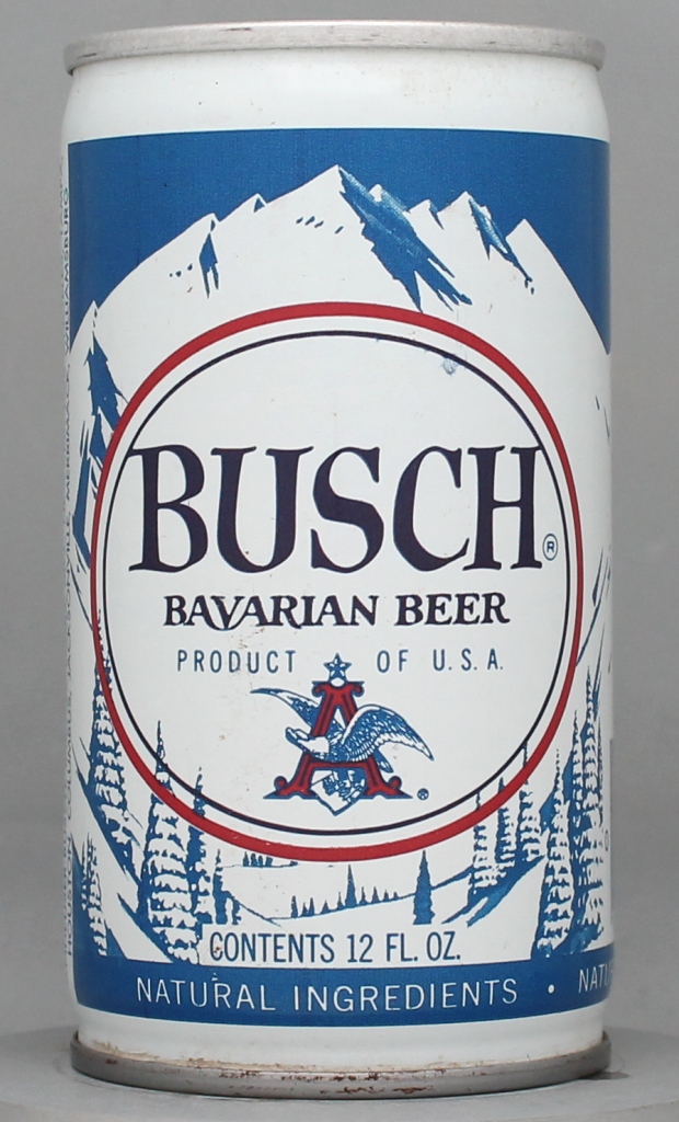 Busch Bavarian Beer 12 Oz Tab Top Can