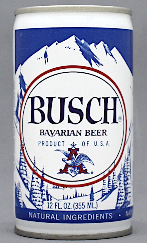 Busch Bavarian Beer 12 Oz Tab Top Can