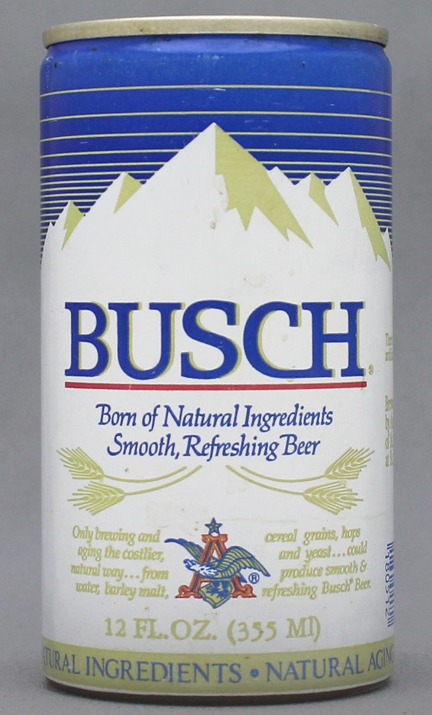 Busch Beer 12 Oz Tab Top Can