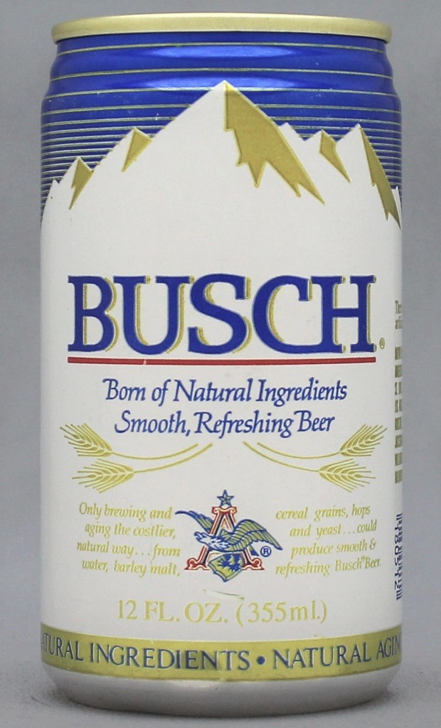 Busch Beer 12 Oz Tab/Stay Top Can