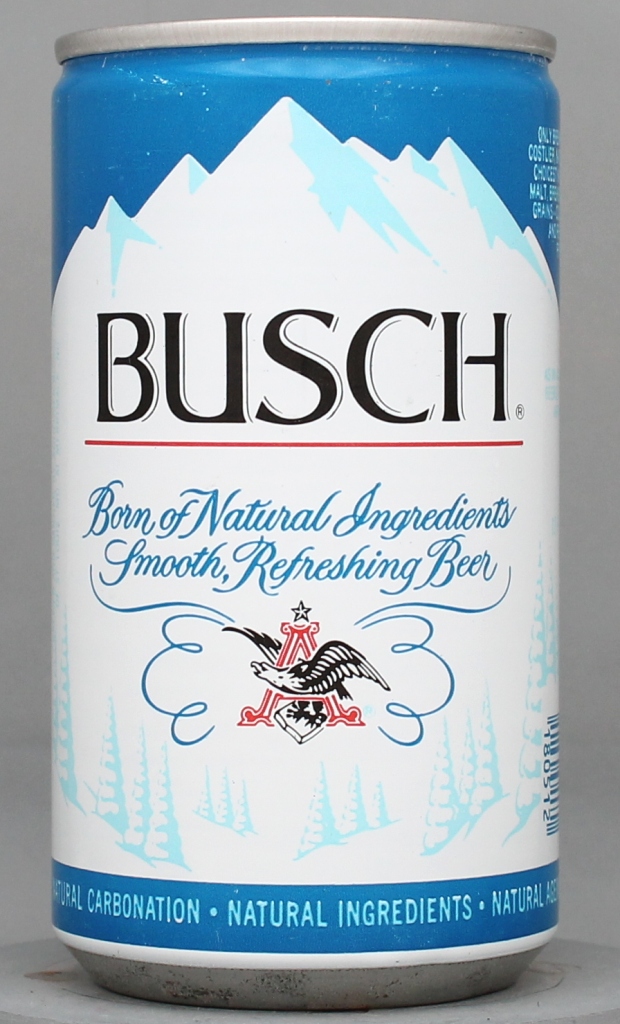 Busch Beer 12 Oz Tab Top Can