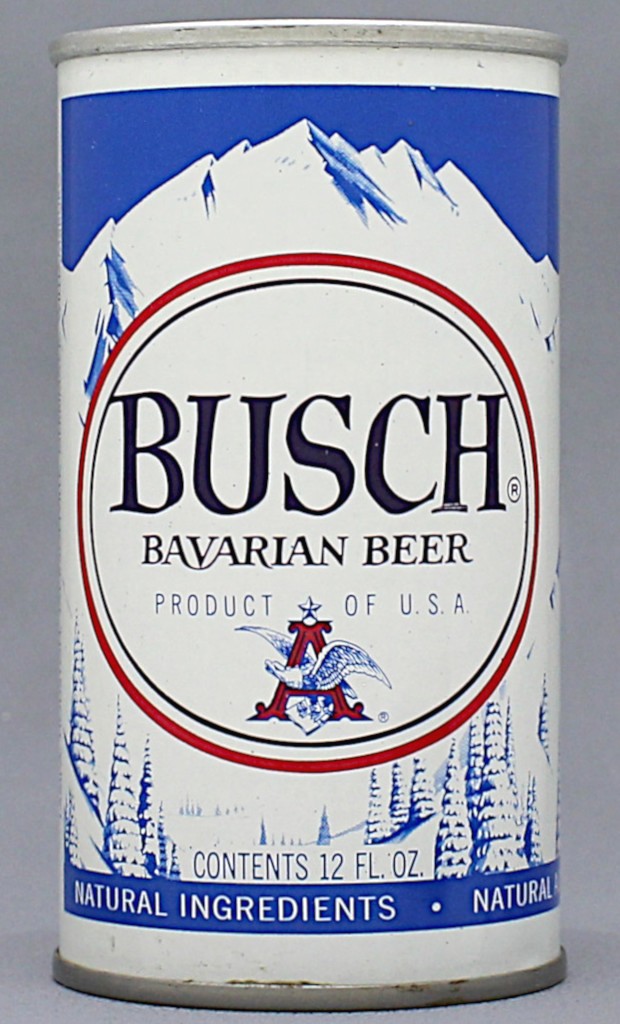 Busch Bavarian Beer 12 Oz Tab Top Can