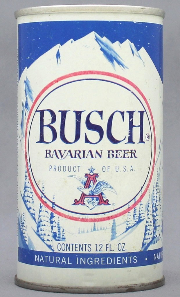 Busch Bavarian Beer 12 Oz Tab Top Can