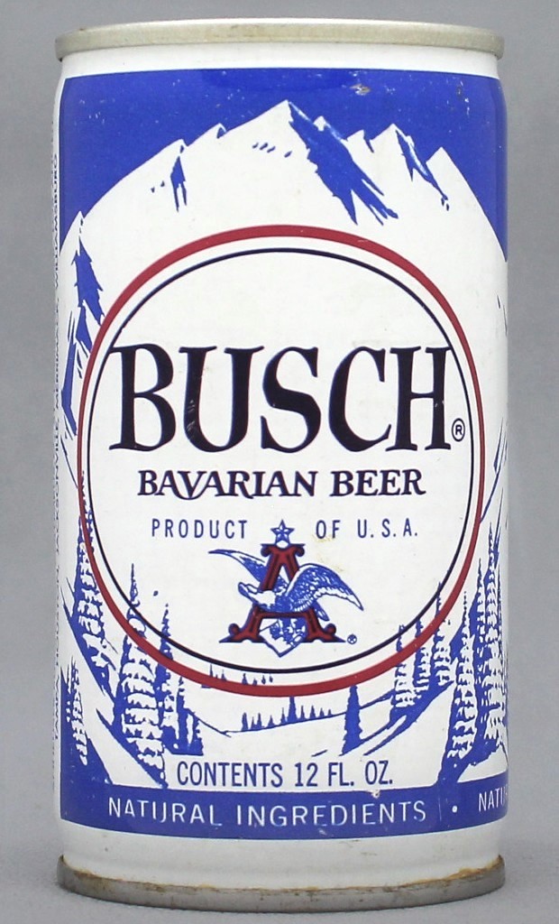 Busch Bavarian Beer 12 Oz Tab Top Can