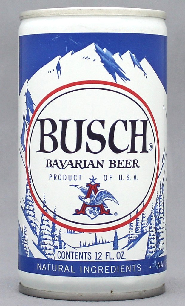 Busch Bavarian Beer 12 Oz Tab Top Can