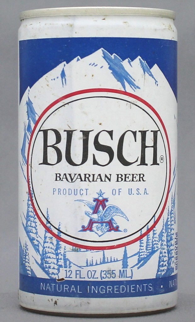 Busch Bavarian Beer 12 Oz Tab Top Can