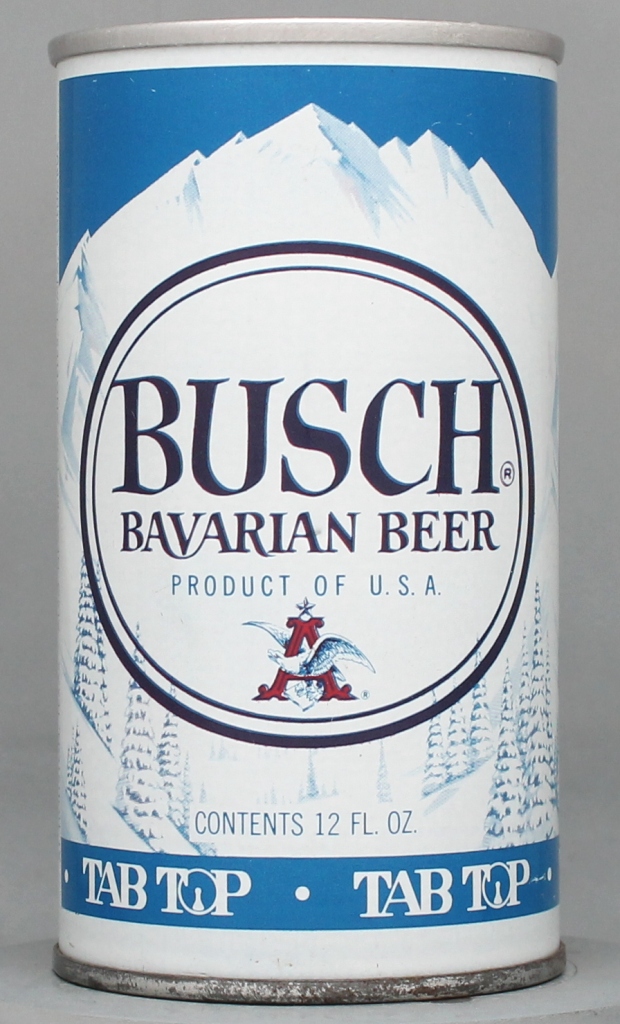 Busch Bavarian Beer 12 Oz Tab Top Can