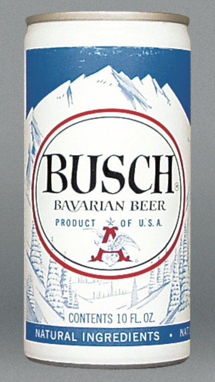 Busch Bavarian Beer 10 Oz Tab Top Can