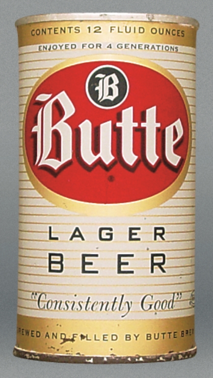 Butte Lager Beer 12 Oz Zip Top Can
