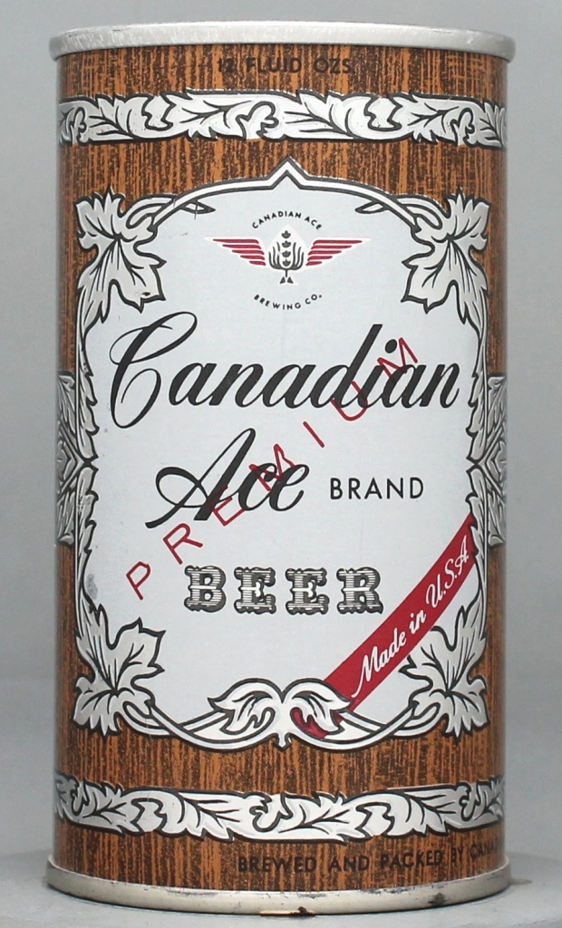 Canadian Ace Premium Beer 12 Oz Zip/Tab Top Can