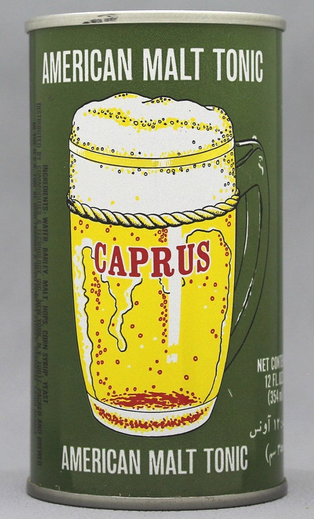 Caprus American Malt Tonic 12 Oz Tab Top Can