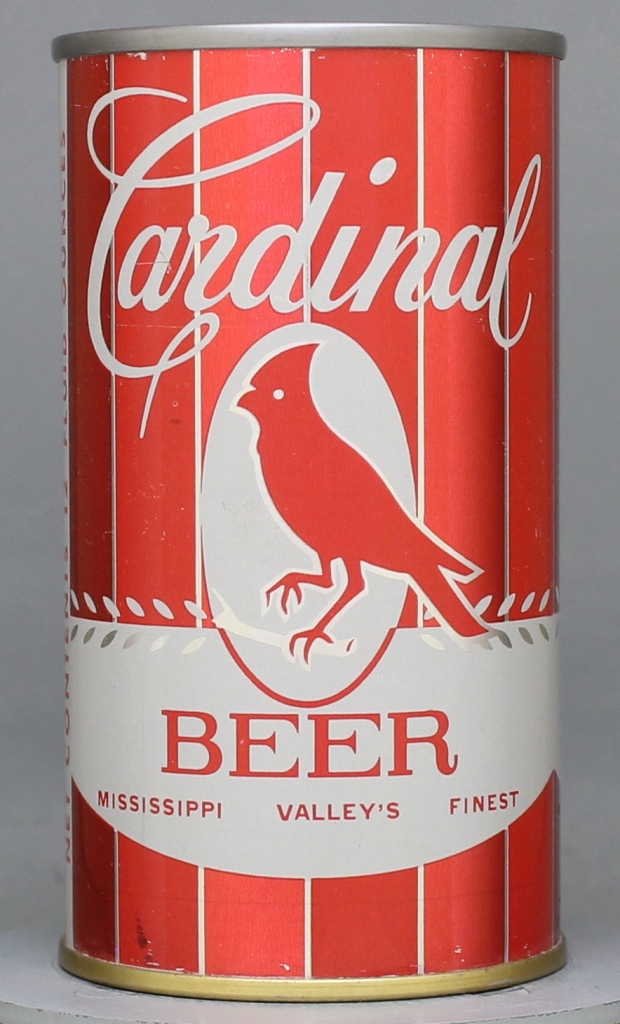 Cardinal Beer 12 Oz Zip/Tab/Insert Top Can