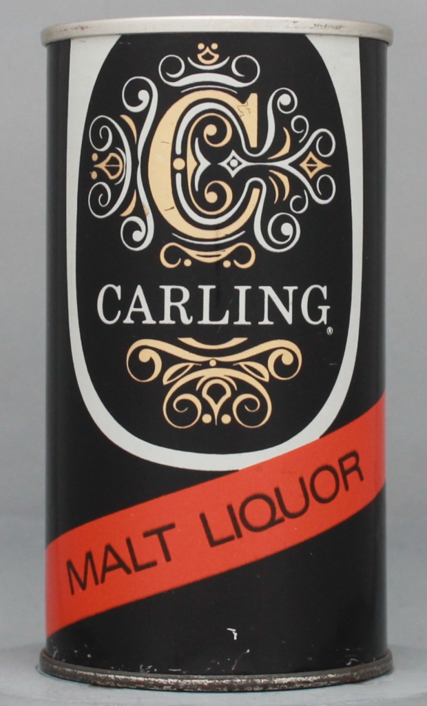 Carling Malt Liquor 12 Oz Zip/Tab Top Can