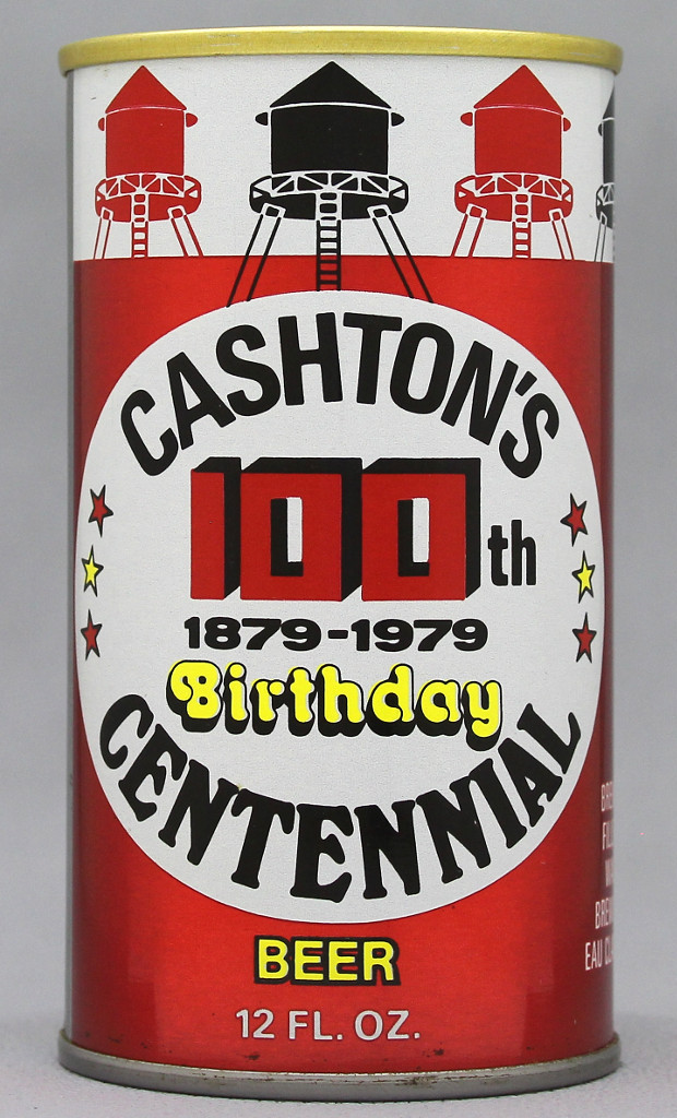 Cashton's Centennial Beer 12 Oz Tab Top Can
