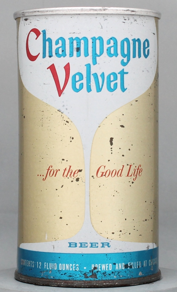 Champagne Velvet Beer 12 Oz Zip/Tab Top Can