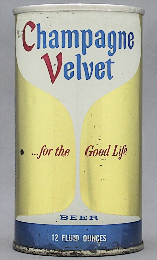 Champagne Velvet Beer 12 Oz Tab Top Can