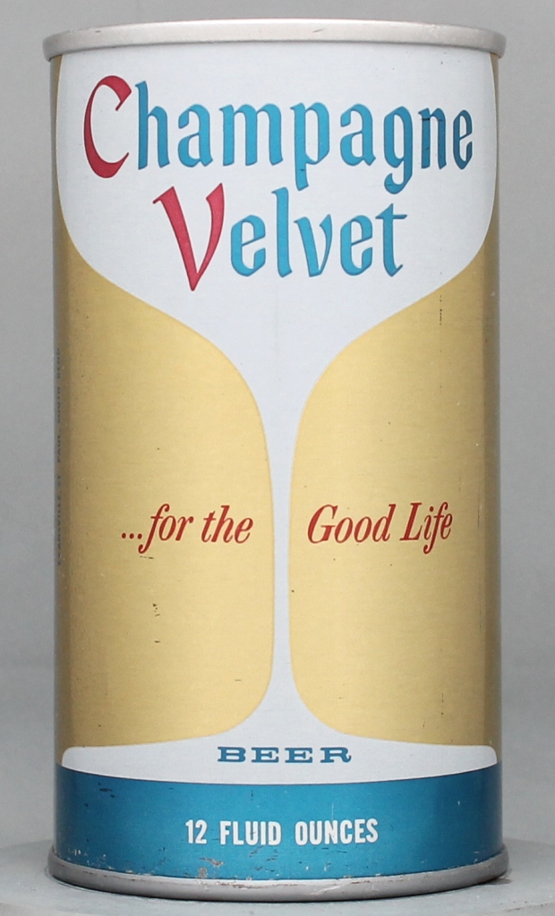 Champagne Velvet Beer 12 Oz Tab Top Can
