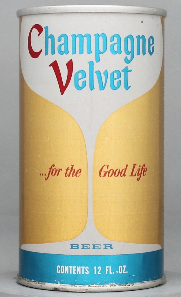 Champagne Velvet Beer 12 Oz Tab Top Can