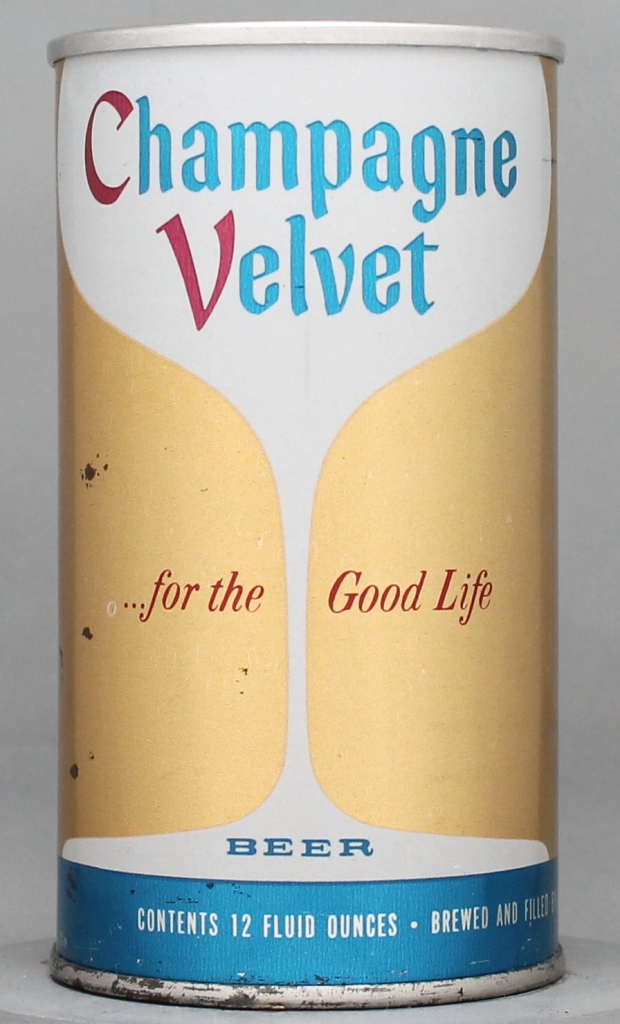 Champagne Velvet Beer 12 Oz Tab Top Can