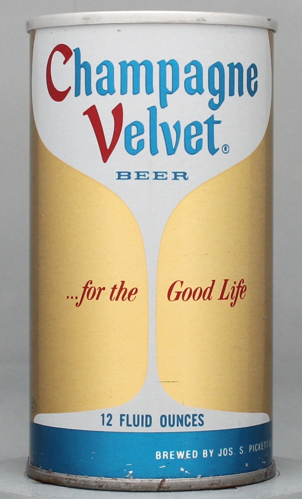 Champagne Velvet Beer 12 Oz Tab Top Can