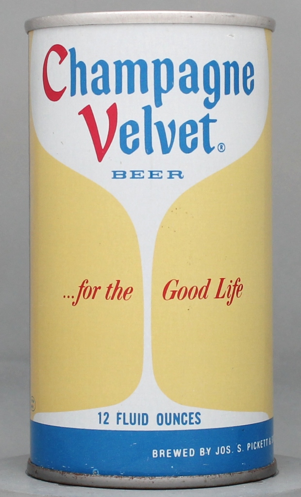Champagne Velvet Beer 12 Oz Tab Top Can