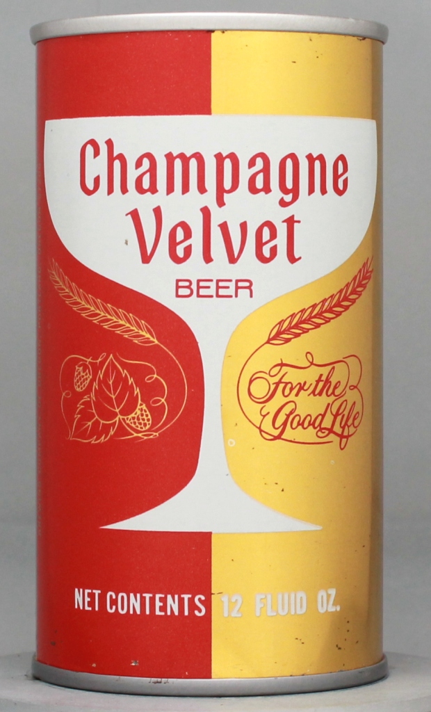 Champagne Velvet Beer 12 Oz Tab Top Can