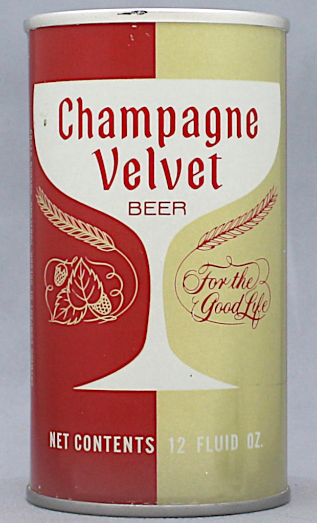 Champagne Velvet Beer 12 Oz Tab Top Can