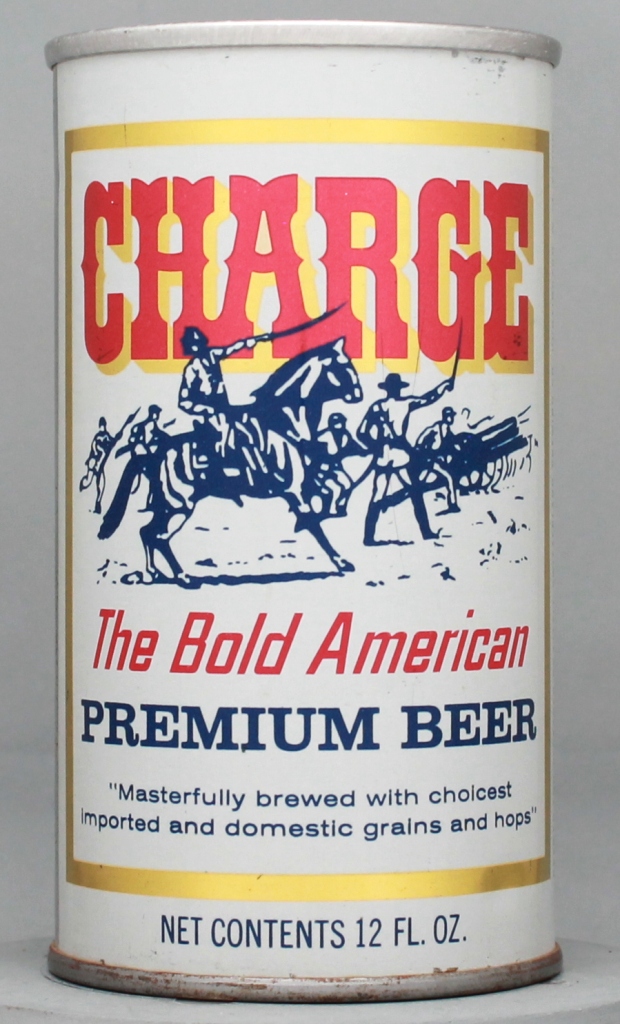 Charge Premium Beer 12 Oz Tab Top Can