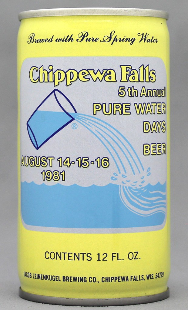 Chippewa Falls Pure Water Days Beer 12 Oz Tab Top Can