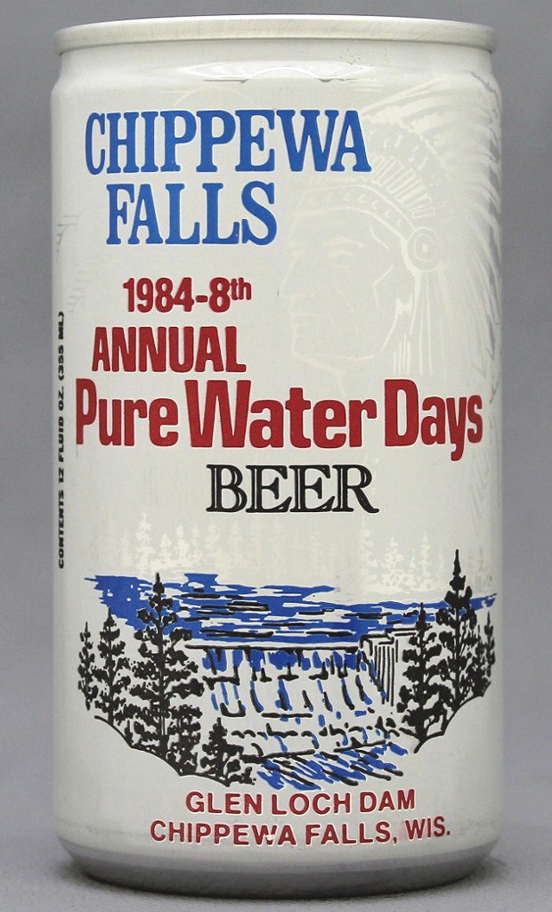 Chippewa Falls Pure Water Days Beer 12 Oz Stay Top Can
