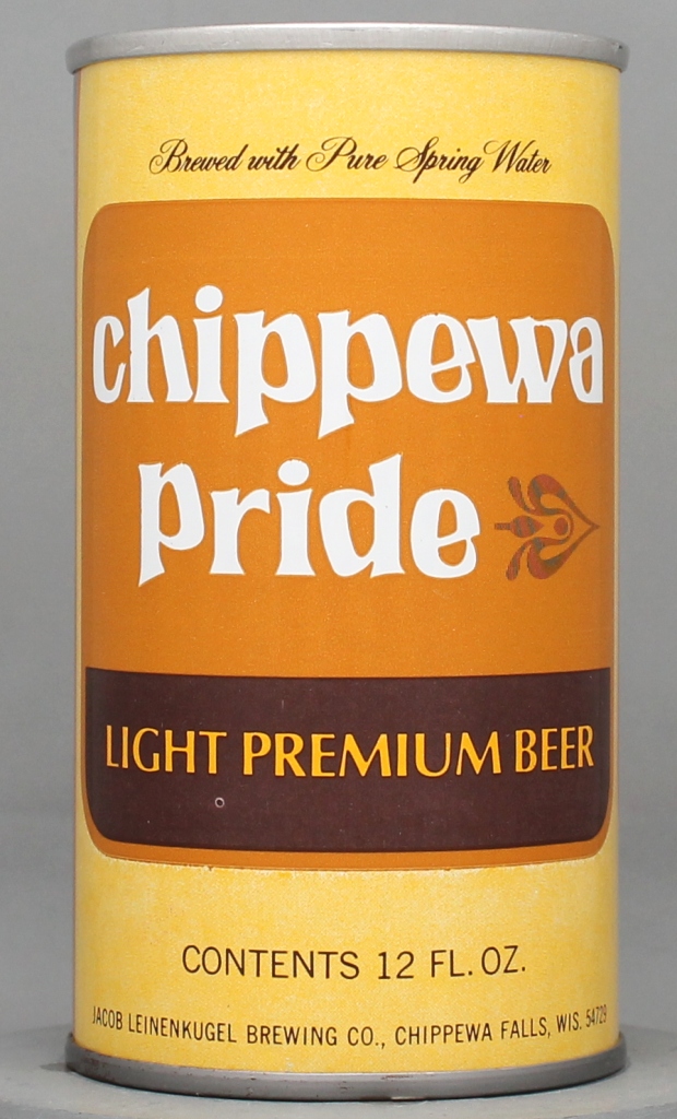 Chippewa Pride Light Premium Beer 12 Oz Tab Top Can