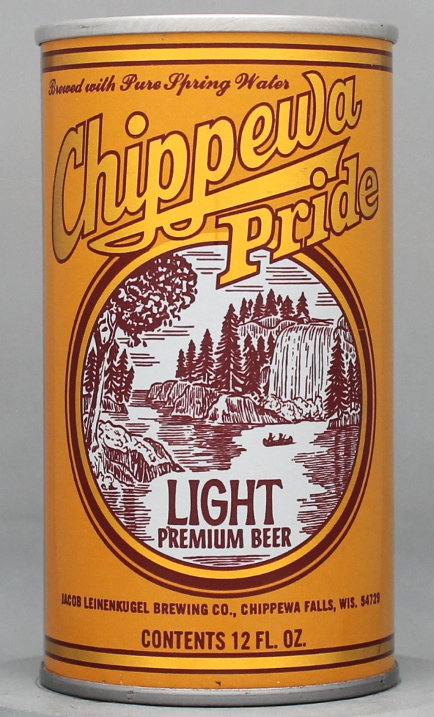 Chippewa Pride Light Premium Beer 12 Oz Tab Top Can