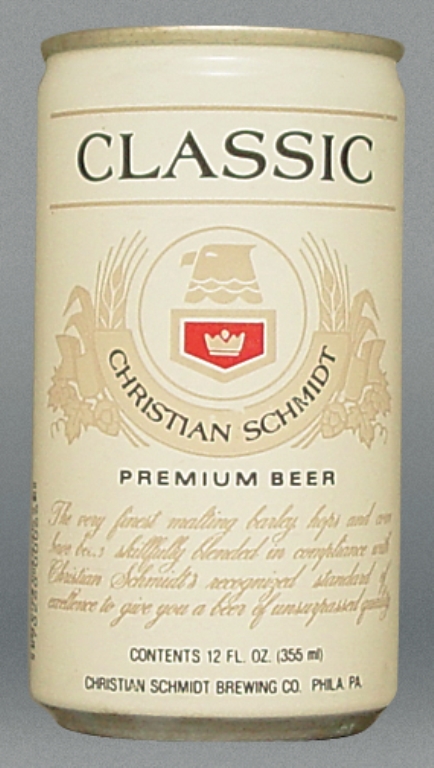 Classic Premium Beer 12 Oz Tab Top Can