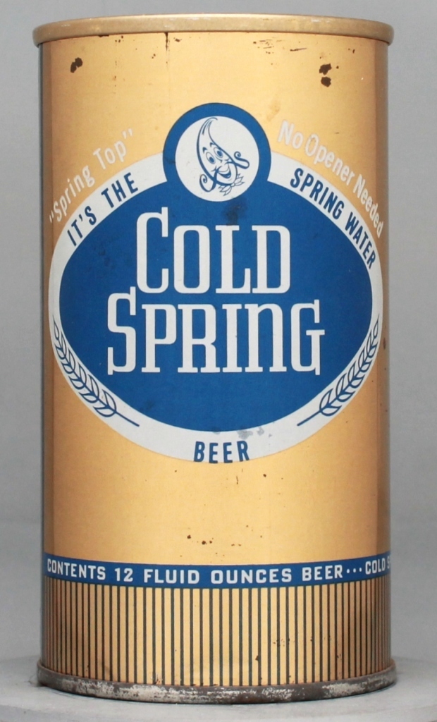 Cold Spring Beer 12 Oz Zip/Tab Top Can